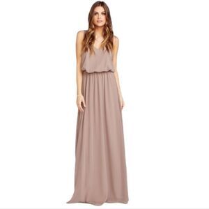 Show Me Your Mumu Kendall Maxi Dune Chiffon‎ Formal Dress Size Small